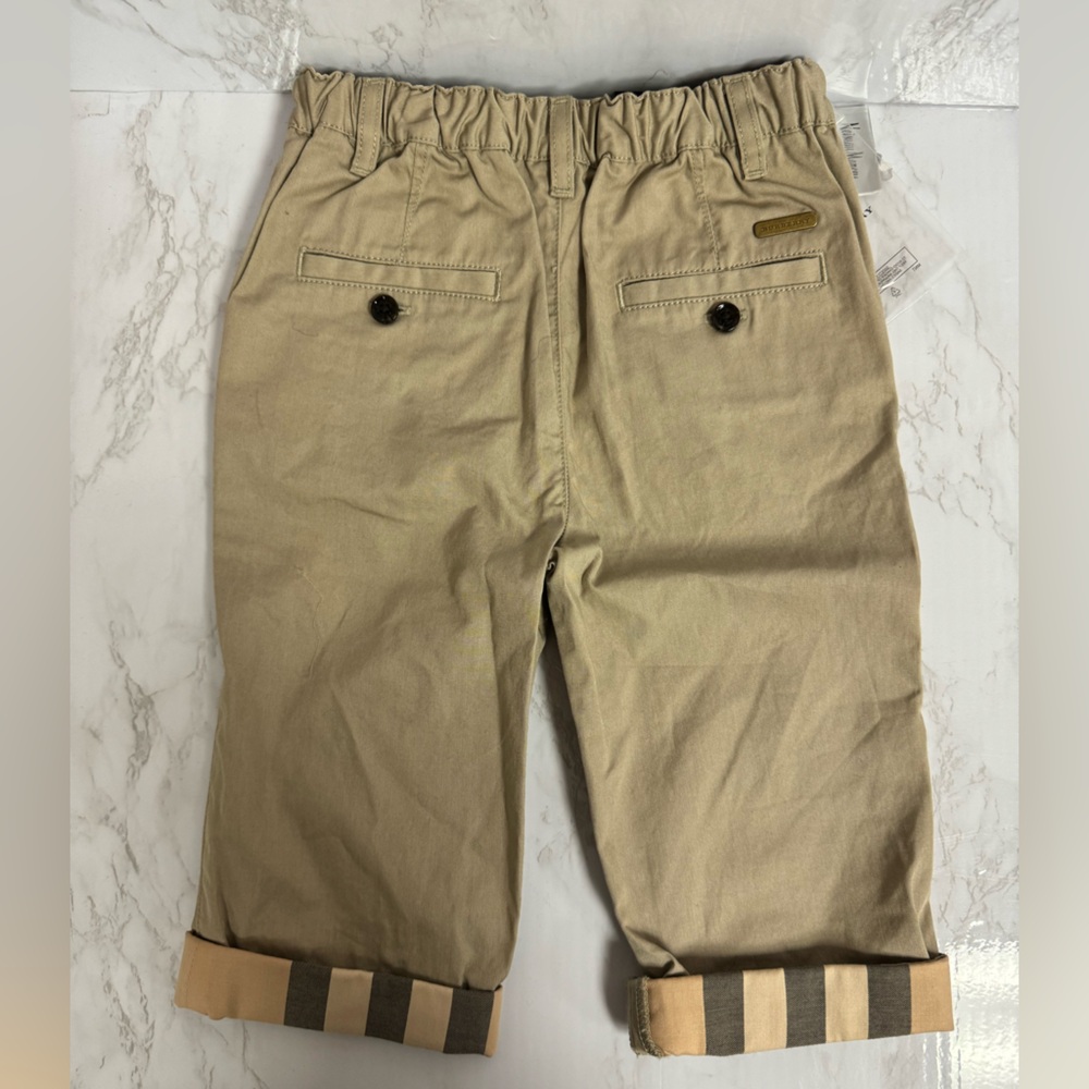 Burberry Kids Matching Set - White and Tan - Picture 4 of 8